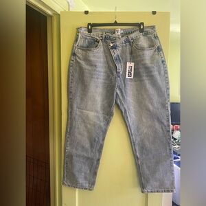Princess Polly Women’s New Criss Cross Jeans Size US 16